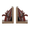 BLOOMINGVILLE SANTOS bookends red