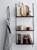 BLOOMINGVILLE Walter Wall Shelf Black