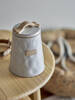 Bandit Jar w/Lid, White, Stoneware