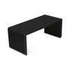 Black JAX sofa element, slatted bench