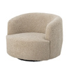 Bocca Lounge Chair, Nature, Polyester