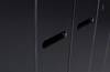 CONNECT 3-door/drawer wardrobe black [FSC]