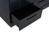 CONNECT 3-door/drawer wardrobe black [FSC]