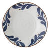 Camellia Plate Deep, Blue, Porcelain