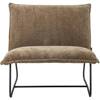 Cape Lounge Chair, Brown, Recycled Polyester