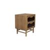 Caroun beige bedside table/cabinet