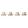 Cécile Espresso Cup w/Saucer, Rose, Stoneware