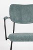 Chair with armrests ZUIVER BENSON gray-blue