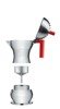 Coffee maker ALESSI Pulcina large 300 ml silver for induction