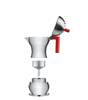 Coffee maker ALESSI Pulcina small 70 ml silver