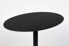 Coffee table oval SNOW black ZUIVER