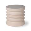 Cream stoneware table