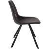 DUTCHBONE FRANKY Chair in Black Leather