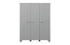 Dennis 3-door wardrobe, pine grey