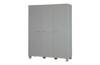 Dennis 3-door wardrobe, pine grey