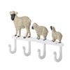 Dolly Coat Rack, White, Metal