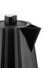 Electric kettle ALESSI Plissé 1L black