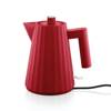 Electric kettle ALESSI Plissé 1L red