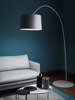 FOSCARINI Twiggy floor lamp beige and gray