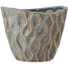 Feren Flowerpot, Blue, Stoneware