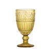 Feyza Wine Glass, Yellow, Glass