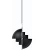 GUBI Multi-Lite L black and silver pendant lamp