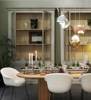 GUBI Multi-Lite L gold pendant lamp