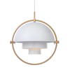 GUBI Multi-Lite white gold pendant lamp