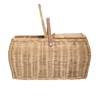 Gor Basket w/Lid, Nature, Rattan