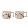 Harlow Mug, Brown, Stoneware