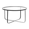 Harper Coffee Table, Black, Glass