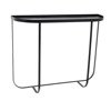 Harper Console Table, Black, Metal