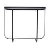 Harper Console Table, Black, Metal