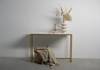 IGNE FURNITURE FLEUR gold console