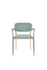 JOLIEN armchair gold/light green