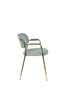 JOLIEN armchair gold/light green