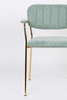 JOLIEN armchair gold/light green