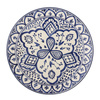 Karlie Plate, Blue, Stoneware