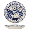 Karlie Plate, Blue, Stoneware