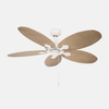 LEDS C4 PHUKET ceiling fan light brown