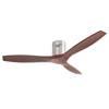 LEDS C4 STEM ceiling fan dark brown silver