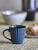 Latina Mug, Blue, Stoneware