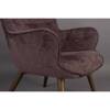 Lenn lounge chair purple