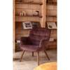 Lenn lounge chair purple