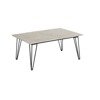 Mundo Coffee Table, Grey, Fiber cement