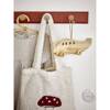 Mushroom Bag, White, Polyester