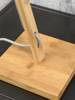 Natural desk lamp ANDES 18x15 dark linen