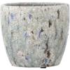 Niin Deco Flowerpot, Blue, Terracotta