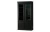 Organize display cabinet black pine