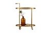 PUSH antique brass trolley BE PURE